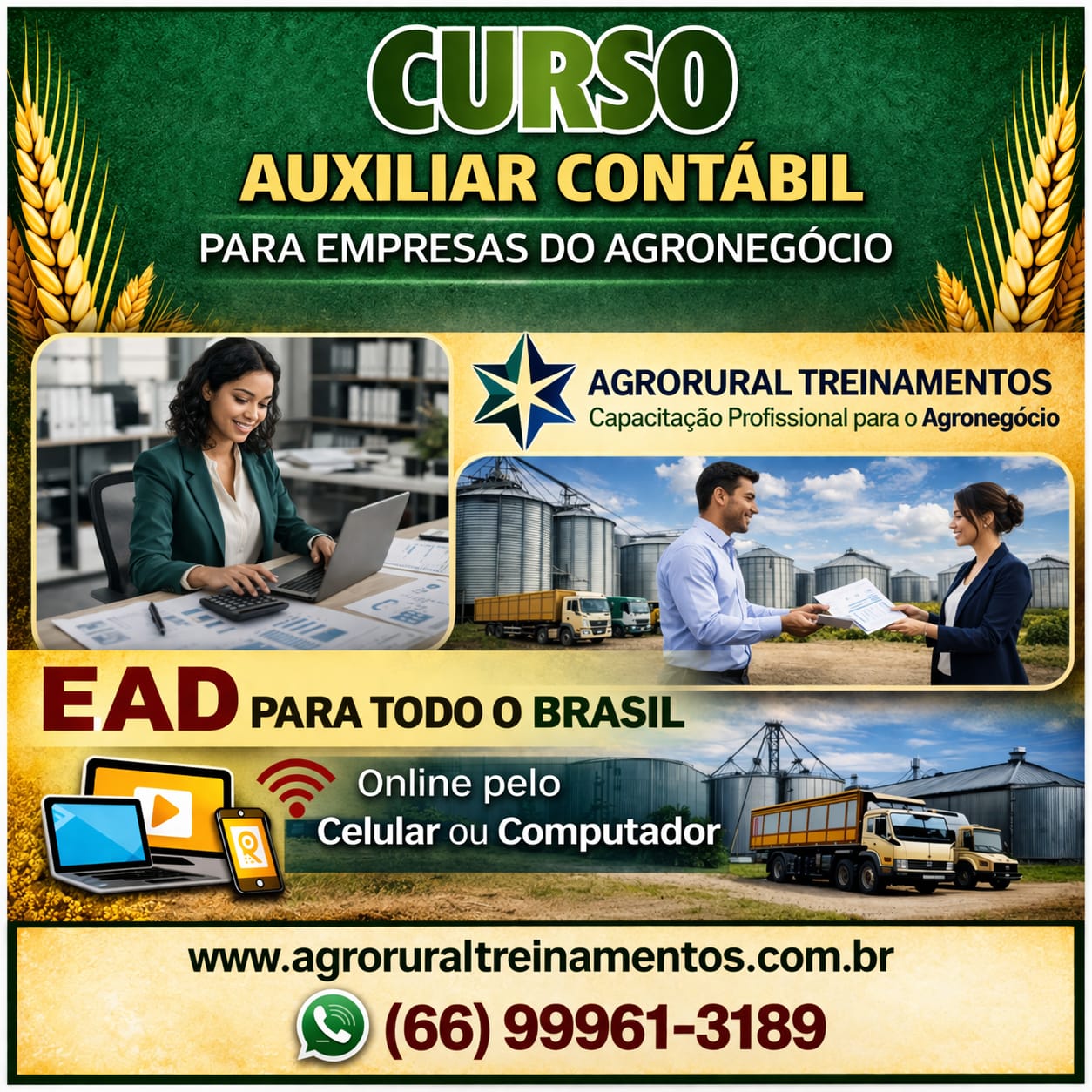 Curso de Auxiliar Contábil para Empresas do Agronegócio